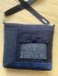 Preview: Flickenwerk II mit Tasche quer - DUNKELBLAU