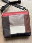 Preview: "Flickenwerk II/6 quer" - Leder - BRAUN - CREME - ROT