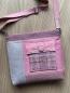 Preview: "Flickenwerk II quer mit Tasche" - ROSA - MAUVE