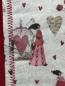 Preview: "Flickenwerk II/4" (rot) - LIEBE (acufactum-Design)
