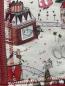 Preview: "Flickenwerk II/4" (rot) - ZAUBERSTADT (acufactum-Design)