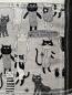 Preview: "Flickenwerk II/5" (grau-schwarz-creme) - KATZEN