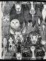 Preview: "Flickenwerk II/5" (schwarz-creme) - TIERE