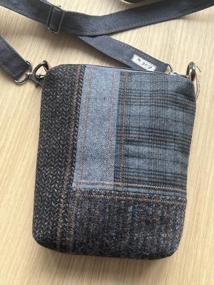 Preview: "Flickenwerk I/4" - GRAU - BRAUN