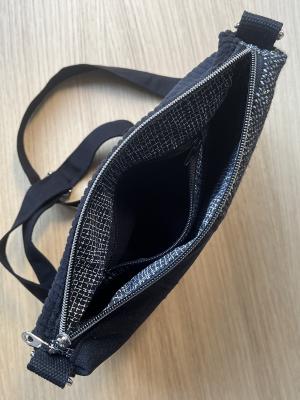 Flickenwerk II/4 quer - SCHWARZ