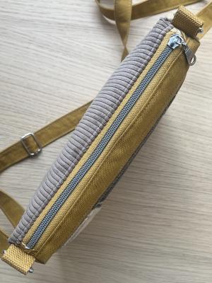 Preview: Flickenwerk II/6 - BEIGE - SENF - CURRY