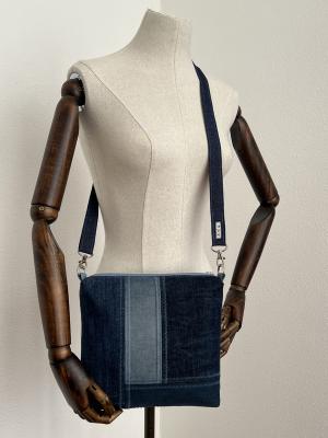 "Flickenwerk II/4 quer" - JEANS (Upcycling)