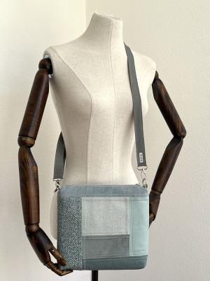 "Flickenwerk II/6 quer" - SALBEI - MINT