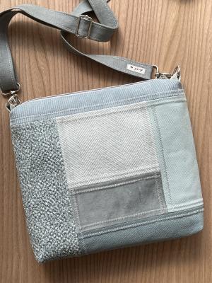 "Flickenwerk II/6 quer" - SALBEI - MINT