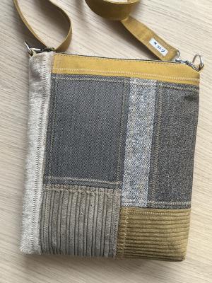 Preview: "Flickenwerk II/7" - BEIGE - SENF - CURRY