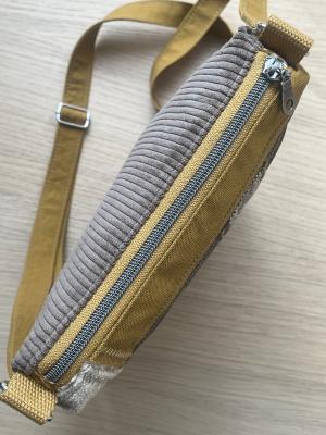 Preview: "Flickenwerk II/7" - BEIGE - SENF - CURRY