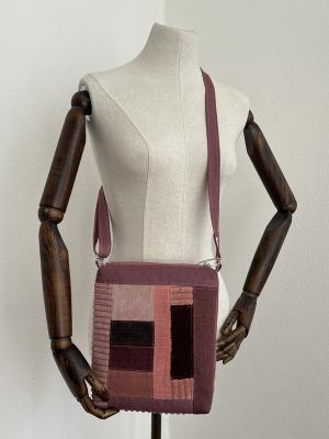 "Flickenwerk II ´abgespeckt`" - ROSATÖNE - MAUVE - BORDEAUX