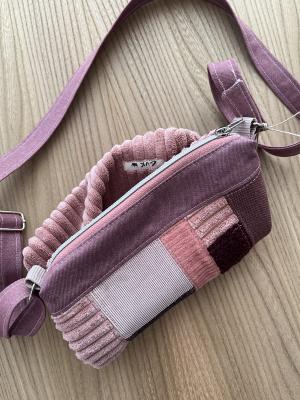 "Flickenwerk II ´abgespeckt`" - ROSATÖNE - MAUVE - BORDEAUX