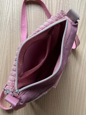 "Flickenwerk II mit Tasche" - ROSA - MAUVE