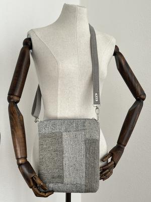 "Flickenwerk II/ Sondermodell" - GRAU (Handgewebte Schafwolle)