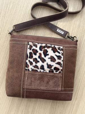 "Flickenwerk II/6 quer" (Brauntöne) - LEOPARD