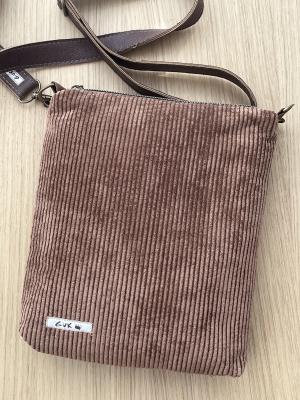 "Flickenwerk II/7" (braun-schwarz-jeans) - LEOPARD