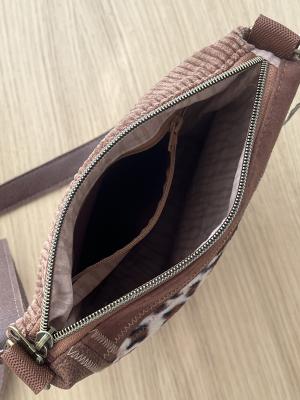 "Flickenwerk II/7" (braun-schwarz-jeans) - LEOPARD