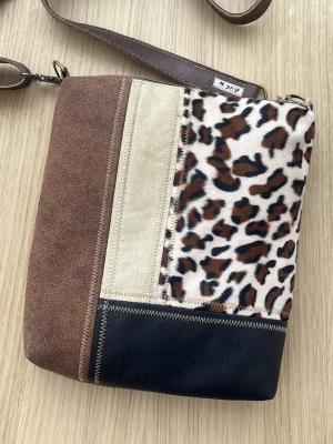 "Flickenwerk II/4" (braun-beige-schwarz) - LEOPARD