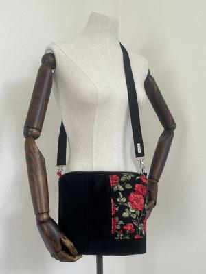 "Flickenwerk II/4" quer (schwarz) - ROSEN