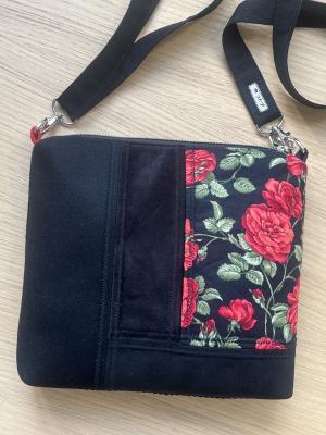 Preview: "Flickenwerk II/4" quer (schwarz) - ROSEN