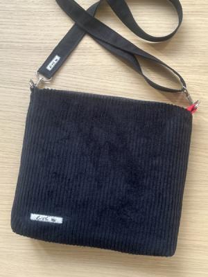 Preview: "Flickenwerk II/4" quer (schwarz) - ROSEN