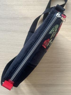 Preview: "Flickenwerk II/4" quer (schwarz) - ROSEN