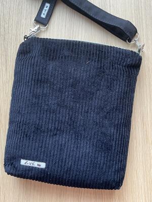 Preview: "Flickenwerk II/5" (schwarz-mint) - A GHASTLIE CHRISTMAS - Designerstoff von Alexander Henry