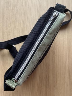 Preview: "Flickenwerk II/5" (schwarz-mint) - A GHASTLIE CHRISTMAS - Designerstoff von Alexander Henry