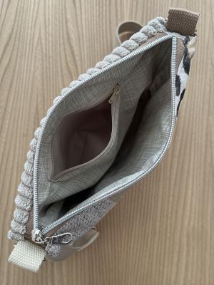 "Flickenwerk II/4 quer" (beige-sand) - LEOPARD