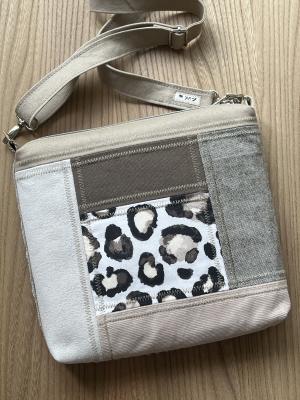 Preview: "Flickenwerk II/6 quer" (beige-sand) - LEOPARD