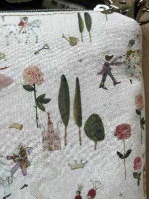 "Flickenwerk II/4 quer" (oliv - khaki) - MÄRCHENZAUBER (acufactum-Design)