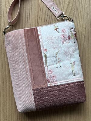 Preview: "Flickenwerk II/4" (rosé) - ROSENKÜSSE (acufactum-Design)