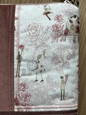 Preview: "Flickenwerk II/4" (rosé) - ROSENKÜSSE (acufactum-Design)