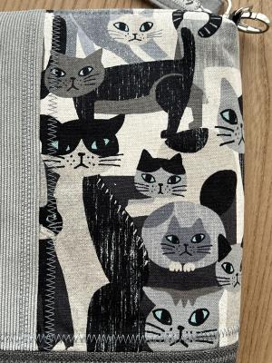 Preview: "Flickenwerk II/4" (grau) - KATZEN