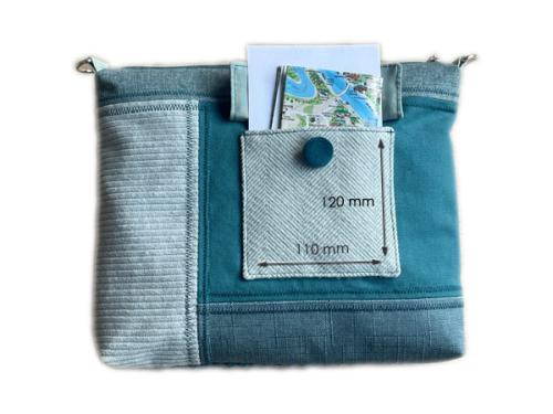 Maße der Aufsatztasche für das Flickenwerk IV