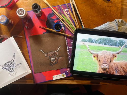 Kuh "Susi" als Wunschmotiv