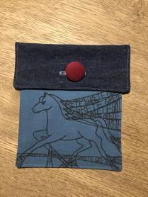 Die fertige Aufsatztasche mit Wunschmotiv