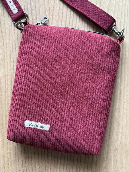 "Flickenwerk I mit Tasche" - BORDEAUX