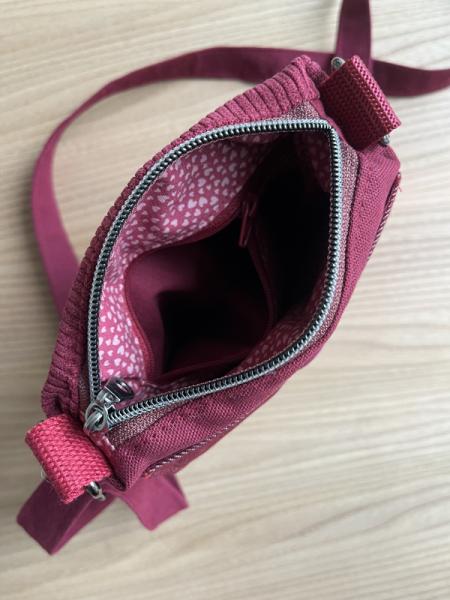 "Flickenwerk I mit Tasche" - BORDEAUX