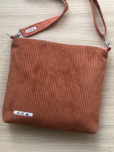 Flickenwerk II/6 quer - ROST - TERRACOTTA