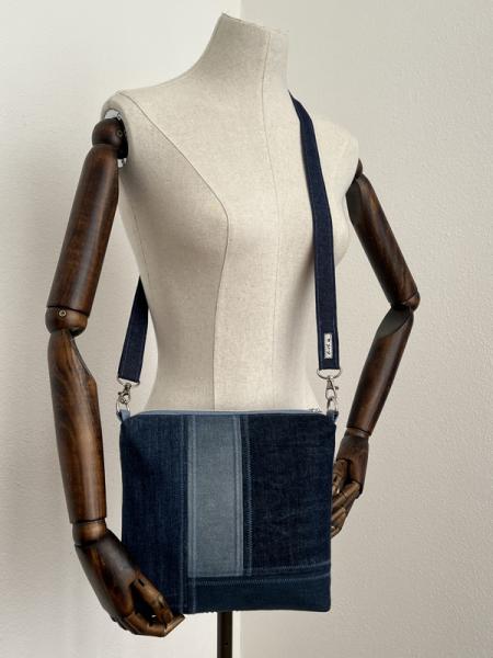 "Flickenwerk II/4 quer" - JEANS (Upcycling)