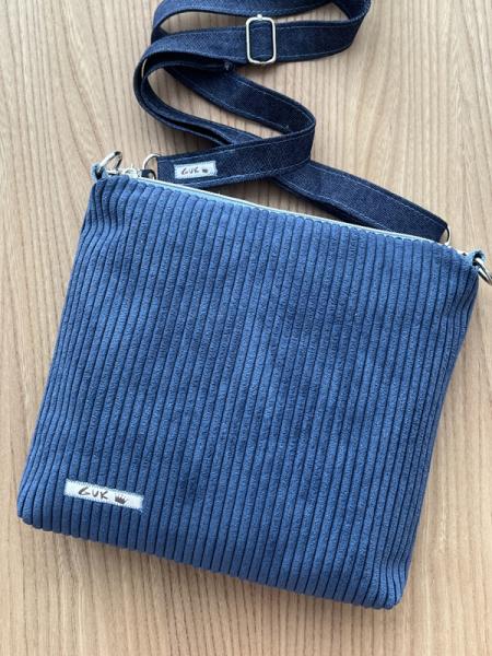 "Flickenwerk II/4 quer" - JEANS (Upcycling)