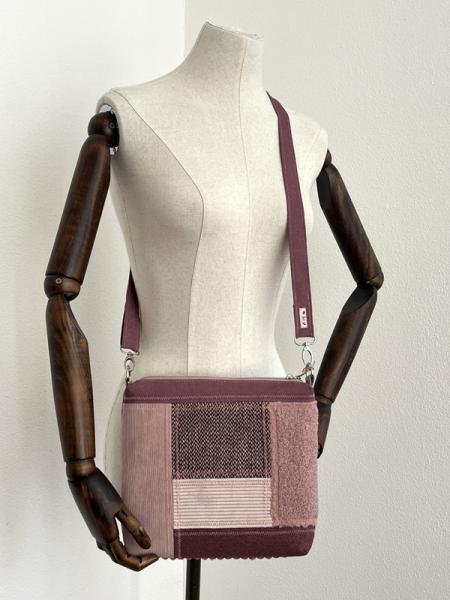 "Flickenwerk II/6 quer" - ALTROSA - MAUVE