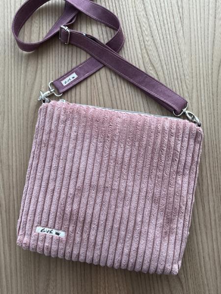 "Flickenwerk II/6 quer" - ALTROSA - MAUVE