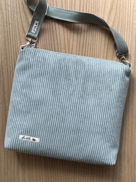 "Flickenwerk II/6 quer" - SALBEI - MINT