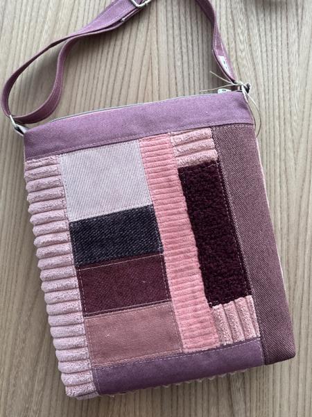 "Flickenwerk II ´abgespeckt`" - ROSATÖNE - MAUVE - BORDEAUX