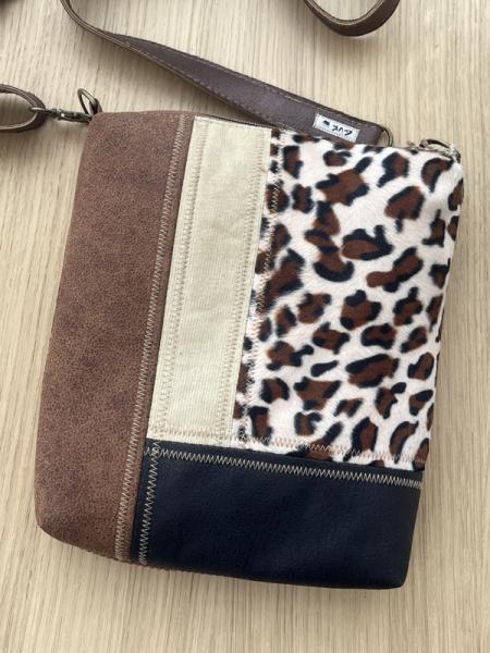 "Flickenwerk II/4" (braun-beige-schwarz) - LEOPARD