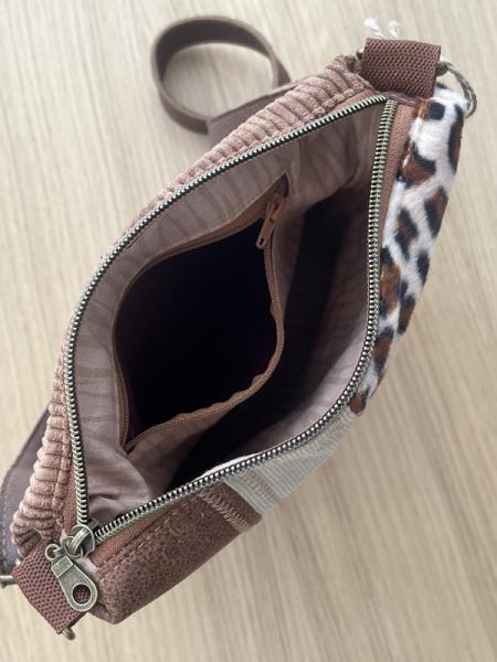 "Flickenwerk II/4" (braun-beige-schwarz) - LEOPARD