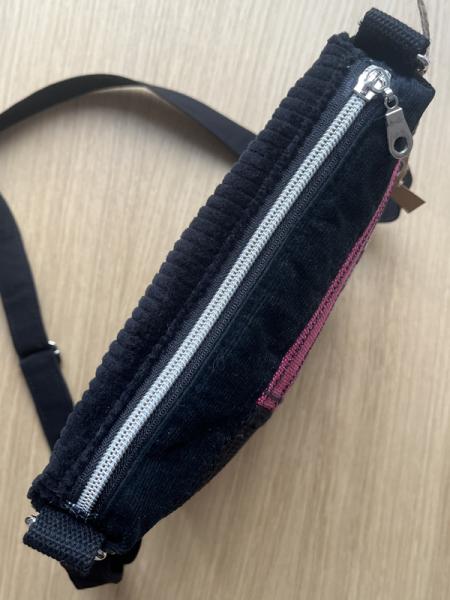 "Flickenwerk II/5" (schwarz-pink) - KATZEN